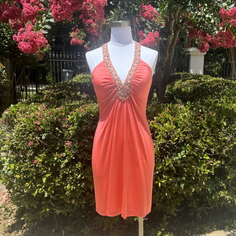 Marc Bouwer Glamit! Halter Dress